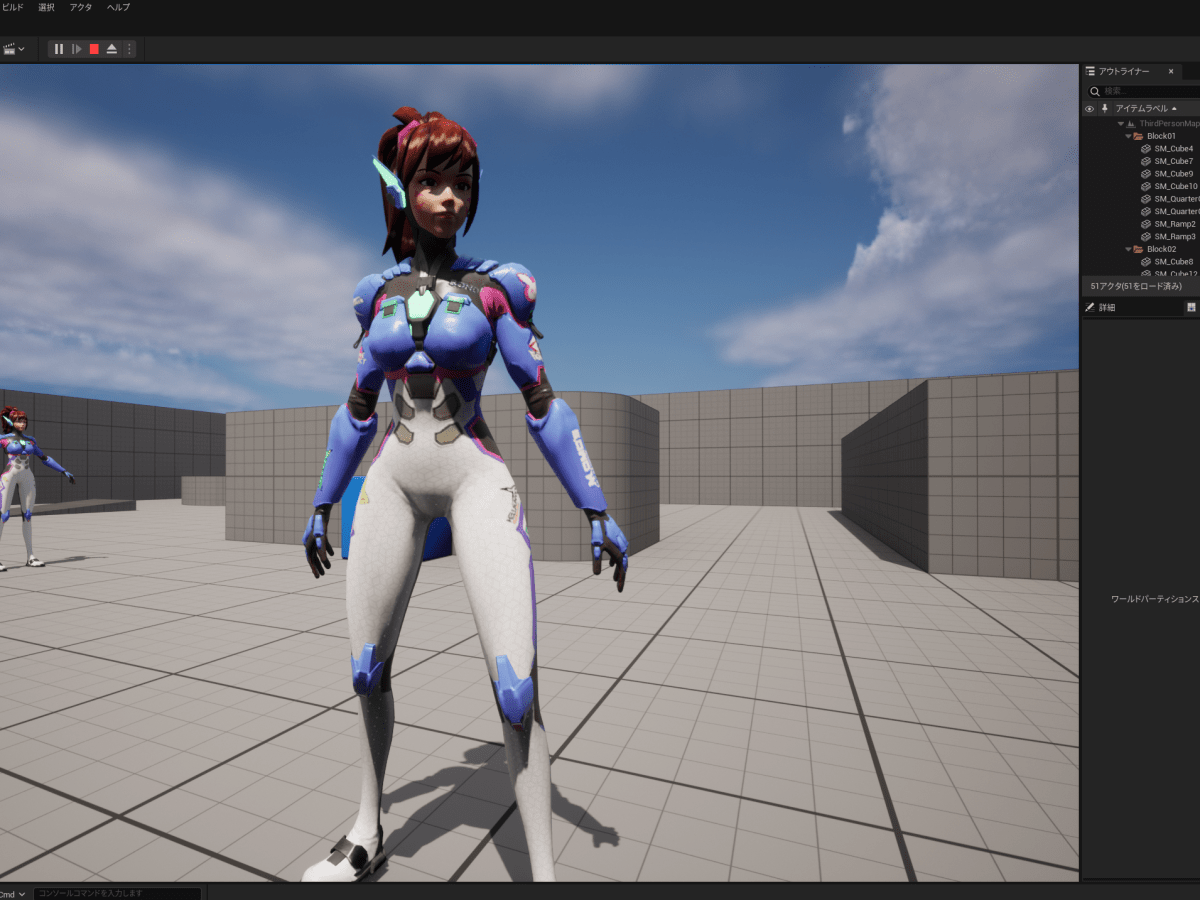 MayaクイックリグでリギングしたキャラクターをUnrealEngine5に実装する方法
