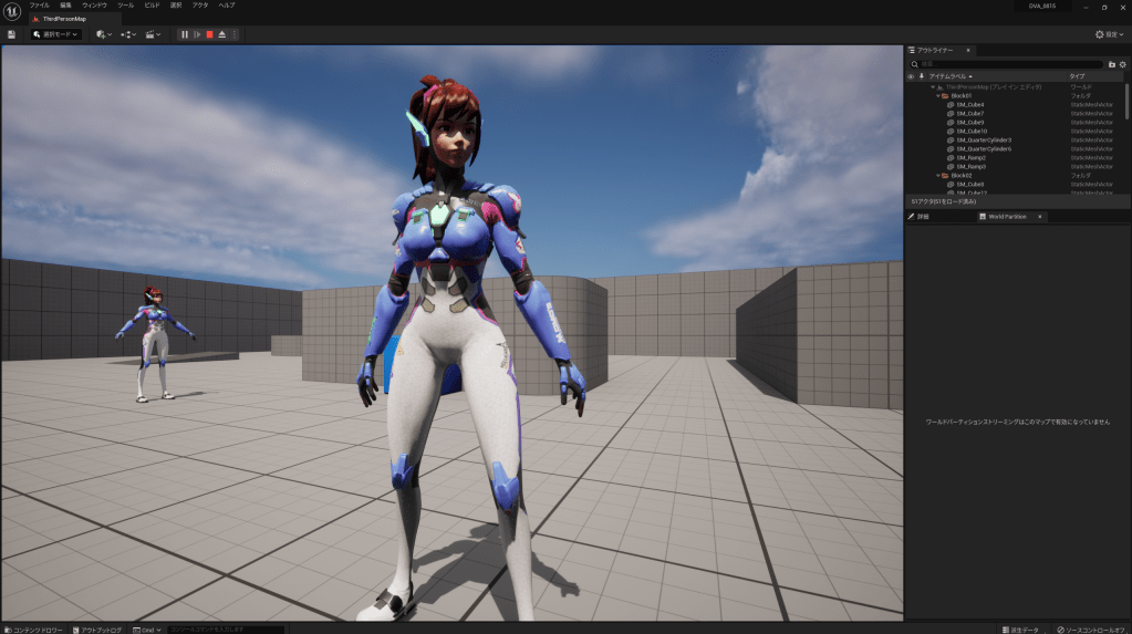 MayaクイックリグでリギングしたキャラクターをUnrealEngine5に実装する方法