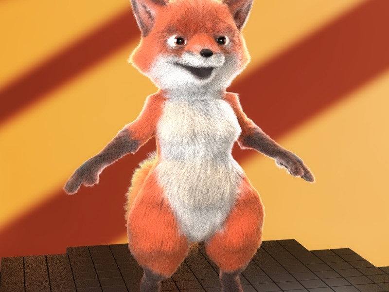 【Maya XGen】毛の生えたキャラクターの作り方 #2