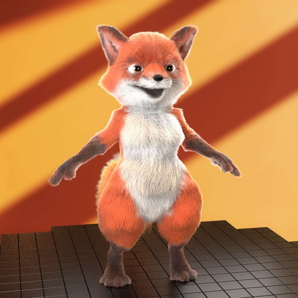 【Maya XGen】毛の生えたキャラクターの作り方 #2